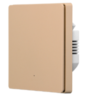 Tuya 1G Zigbee Push Button Switch with Neutral Line, 500W Load, Compatible with Alexa & Google Home, Zigbee 802.15.4 Wireless Standard